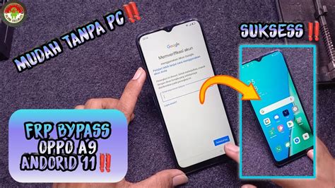 Frp Bypass Oppo A Cph Android Tanpa Pc Youtube