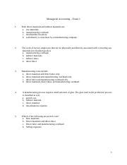 ACC 202 Exam 1 Docx Managerial Accounting Exam 1 1 Both Direct