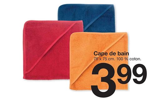 Promo Cape De Bain Chez Zeeman ICatalogue Fr