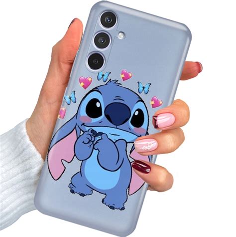 Etui Metalic B Yszcz Cy Niebieski Do Samsung A G Lilo Stitch Top