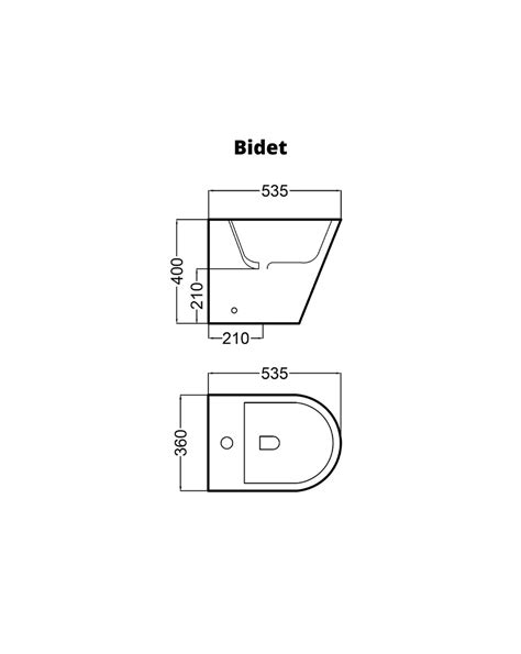 Combo Inodoro Completo Redondo Y Bidet A Suelo De Ba O Blanco Brillo