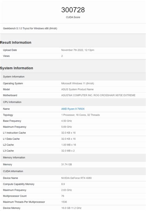 NVIDIA GeForce RTX 4080 Graphics Card Geekbench 5 Benchmark Leaks Out ...