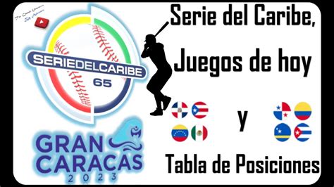 Serie Del Caribe Juegos De Hoy Tabla De Posiciones Serie Del