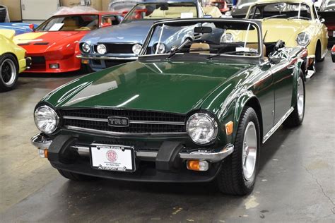 1975 Triumph Tr6 34501 Miles British Racing Green Convertible Used Triumph Tr 6 For Sale In