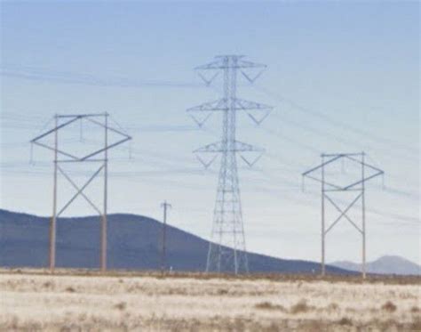 There Are Many Power Lines In The Desert