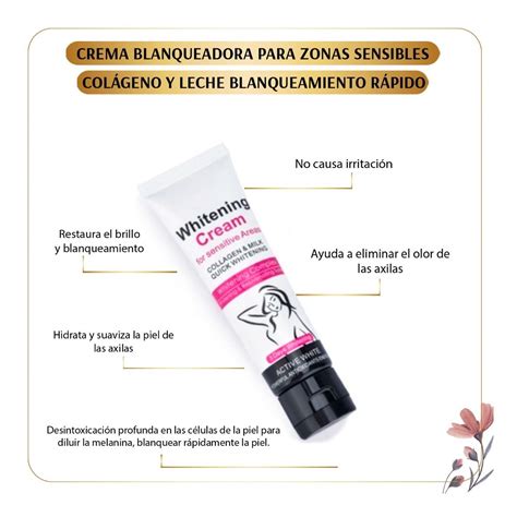 Crema Blanqueadora Natural Para Zonas Sensibles Mercado Libre