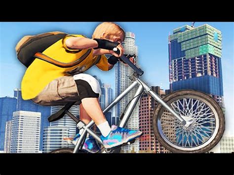 Ridiculous Gta Bmx Stunt Montage Gta V Stunts Youtube