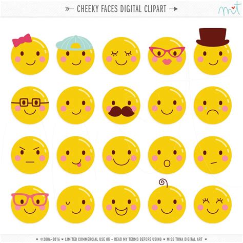 Cheeky Smiley Emoji Clipart