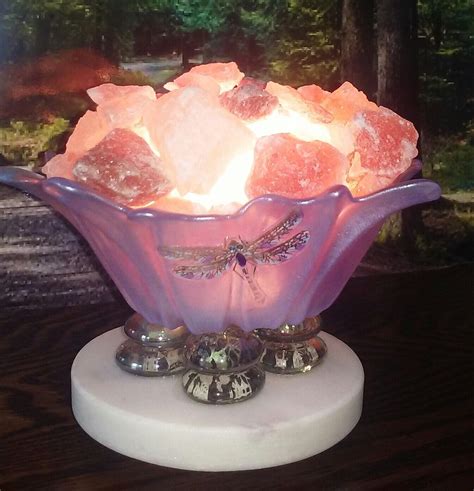 Blue Himalayan Salt Lamp Etsy