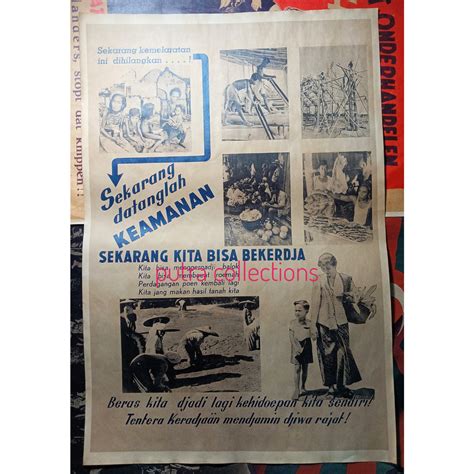 Jual Poster Kuno Propaganda Jaman Dulu Asli Shopee Indonesia