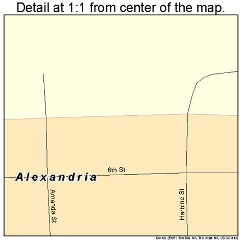 Alexandria Nebraska Street Map 3100730