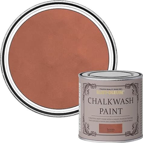 Rust Oleum Chalkwash Wall Paint Terracotta Ml Amazon Co Uk Diy