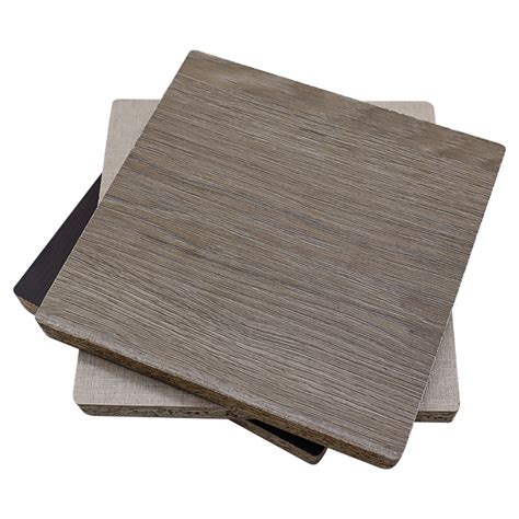 Custom Texture Thickness Mm White Wood Grain Melamine Surface Mdf