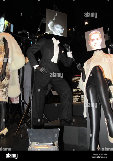 Marlene Dietrichs Trouser Suit And Top Hat C Are On Display During A