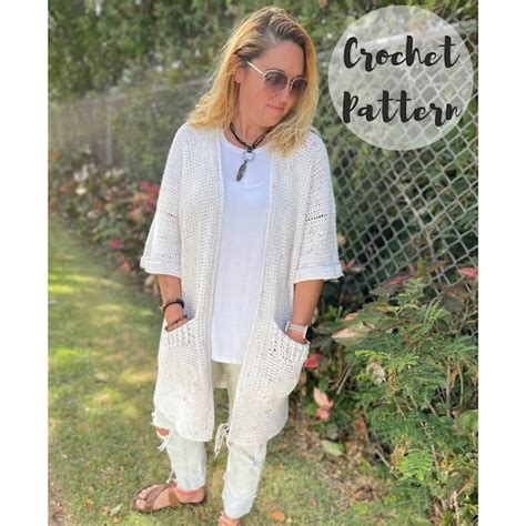 Crochet Cardigan Etsy