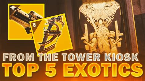 Top Exotics To Buy From The Tower Monument To Lost Light Destiny