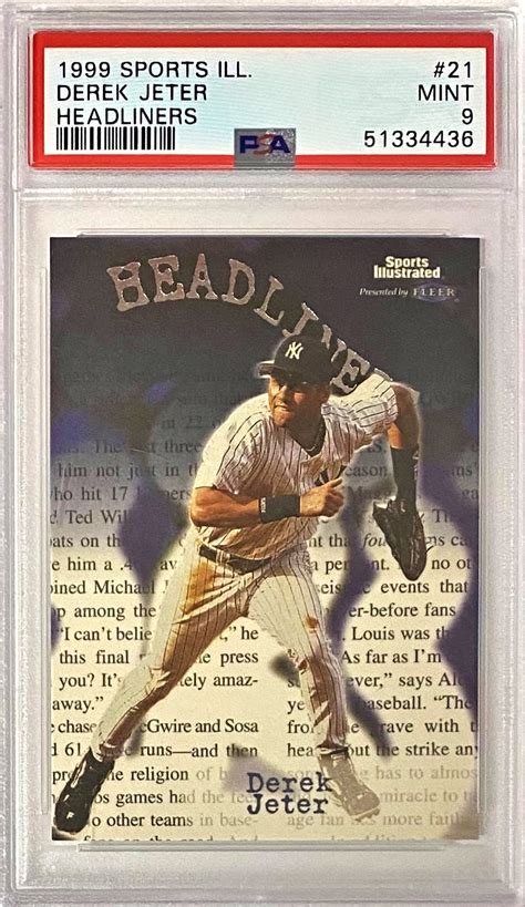 Derek Jeter 1999 Fleer New York Yankees Baseball Sports Illustrated