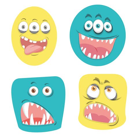 Printable Monster Face