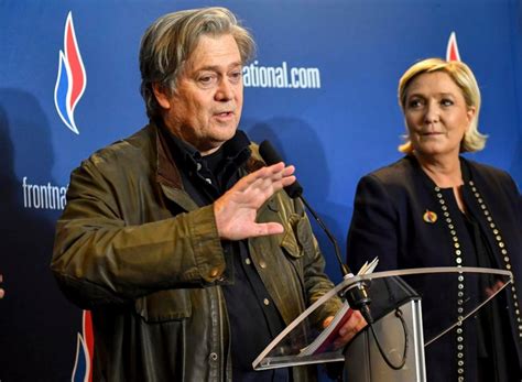 Steve Bannon Gives Rhetoric Filled Speech At Frances Far Right National Front Party Congress