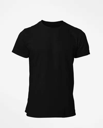 Black Men Cotton Round Neck Plain T Shirt At Rs 180 In Sangareddy Id