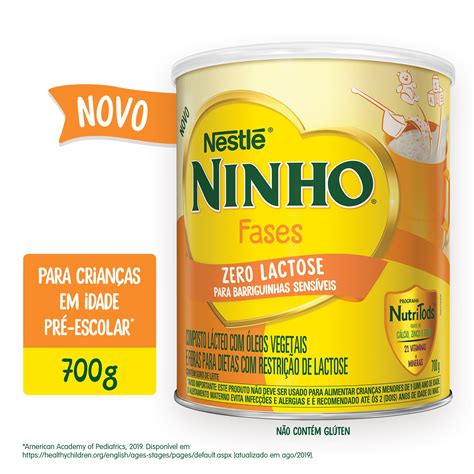 Composto L Cteo Ninho Fases Zero Lactose G Farm Cia Permanente