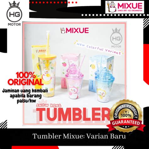 Jual Tumblr Botol Minum Mixue Warna Tumbler Tempat Minum Limited