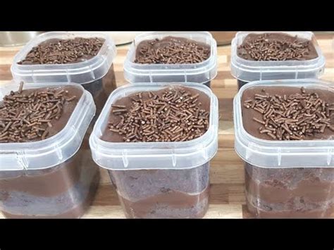 BOLO NO POTE DE BRIGADEIRO MONTAGEM Recheios Para Bolo De Pote