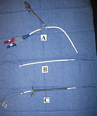 llustrative steps of the catheter removal technique. (A) The catheter... | Download Scientific ...