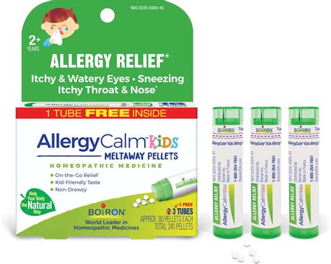 Amazon Boiron AllergyCalm Tablets For Relief From Allergy And Hay