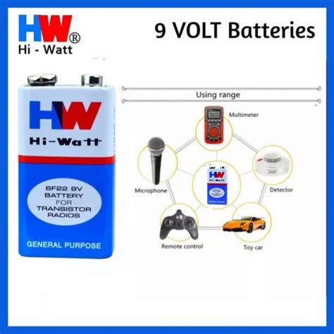 Jual Baterai V F Batre Kotak Hw Hi Watt Original High Energy