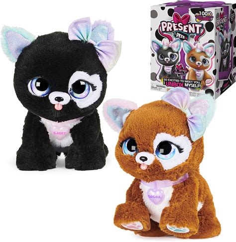 Present Pets Glitter Puppy Interactive Surprise Plush Toy