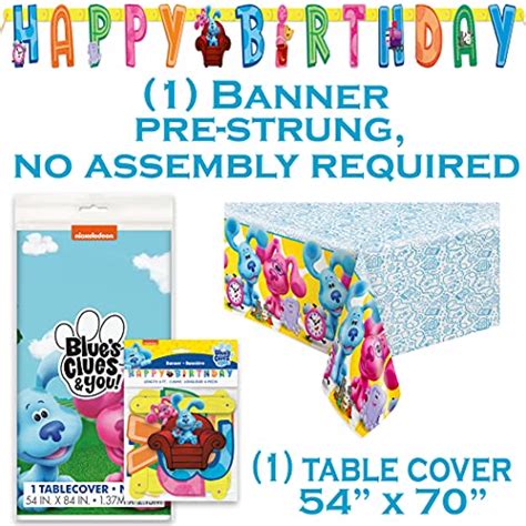 Blues Clues Party Supplies Pack - Blues Clues Party Decorations and Blues Clues Birthday Party ...