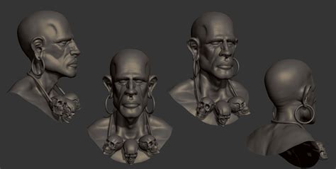 Artstation Dhalsim Wip