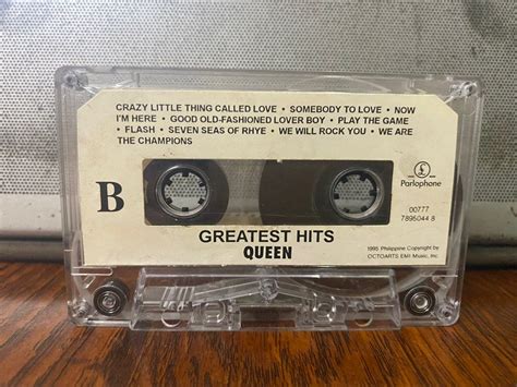 Queen Greatest Hits Cassette Tape Philippine Release Original Music