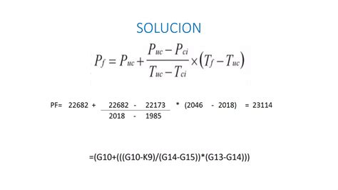 METODOS DE PROYECCION DE LA POBLACION 2 Ok 1 Pptx Descarga Gratuita