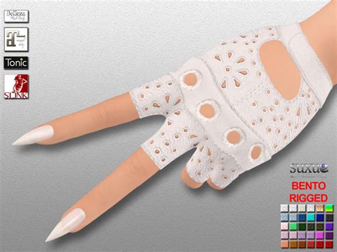 Second Life Marketplace [ Su Xue ] Scarlet Bento Rigged Gloves