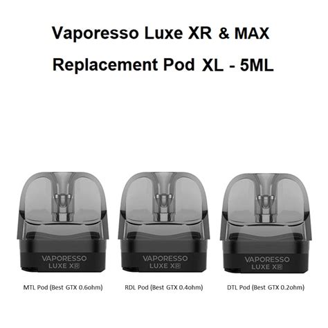 Vaporesso Luxe Xr Max Pod Cartridge Xl Next Day Delivery