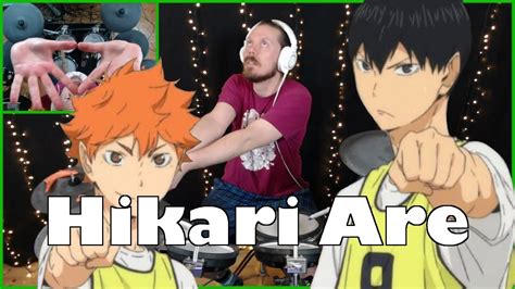 Hikari Are Haikyuu 3rd Season Opening Drum Cover YouTube