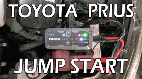 Toyota Prius Jump Start Using Noco Boost Gb Youtube