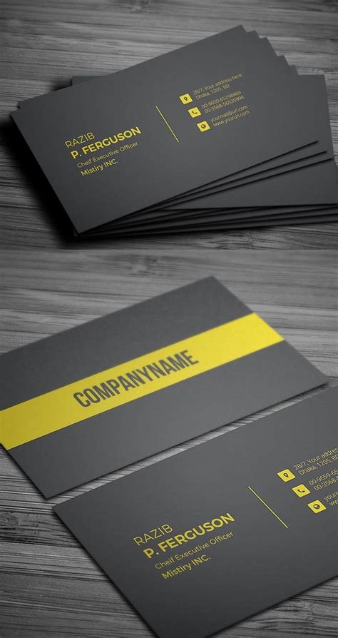 25 New Professional Business Card Templates Print Ready Design