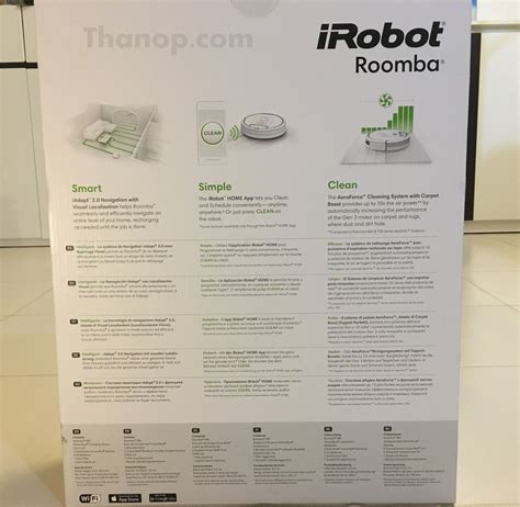 Irobot Roomba 980 Box Rear