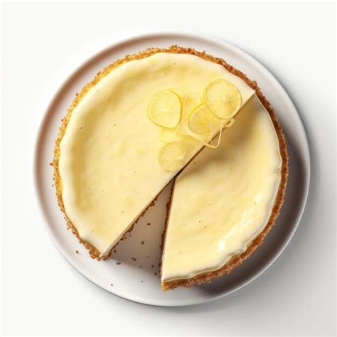 Premium Photo Delicious Lemon Cream Cheesecake A Perfect Dessert For