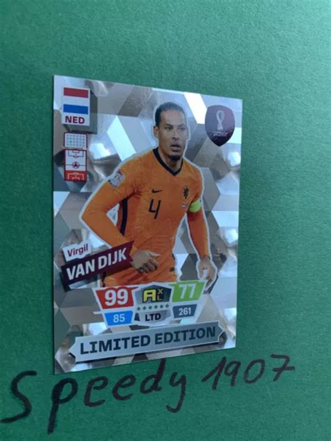 PANINI FIFA WORLD CUP QATAR 2022 Limited Edition Virgil Van Dijk