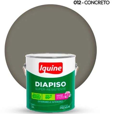 Tinta Piso Diapiso Cor Concreto Gal O L Iquine Lquine Tinta Para