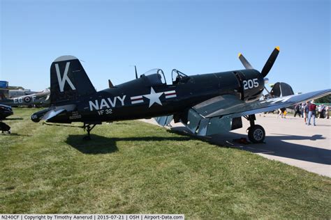 Aircraft N240CF 1945 Vought F4U 4 Corsair C N 9513 Photo By Timothy