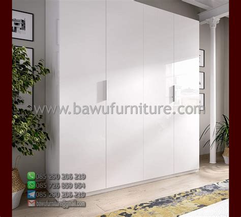 Jual Lemari Pakaian Jati Minimalis Model Pintu Terbaru Podium