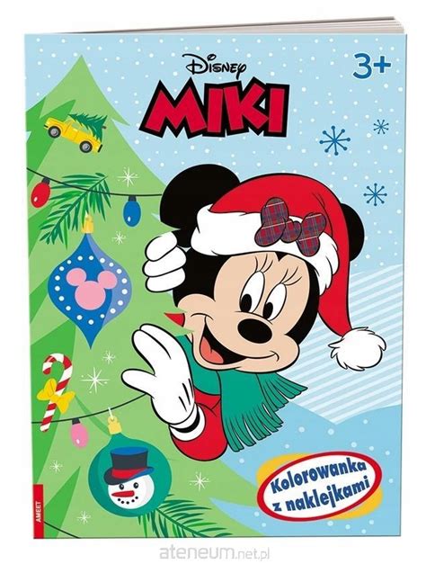 Disney Miki Mouse Kolorowanka Z Naklejkami A Ksi Ka