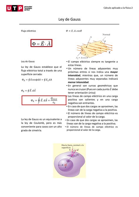 Ejercicios Gauss SSACS Cálculo aplicado a la física 2 Ley de Gauss