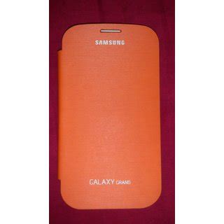 Samsung Galaxy Grand Duos I9082 Flip Cover Case Orange