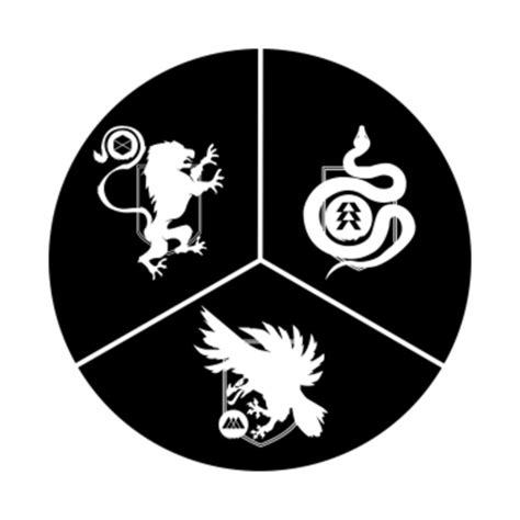 Destiny 2 Class Symbols Wheel Black Version Destiny2 T Shirt